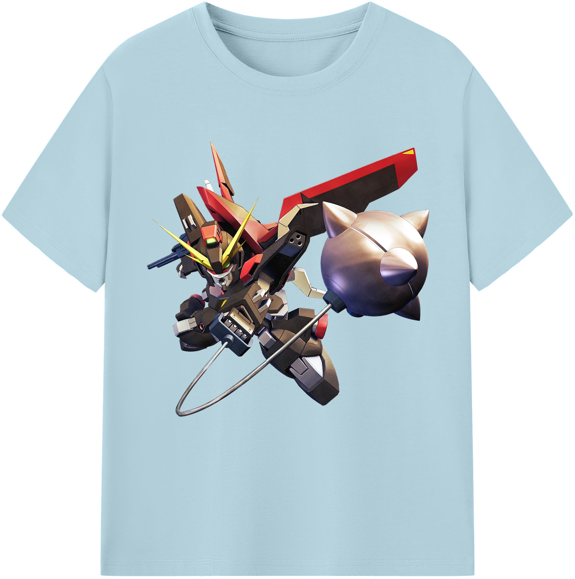 （画像用） 機動戦士ガンダム Mobile Suit Gundam 綿100％半袖Tシャツ（フロントプリント）